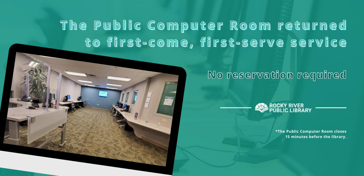 Public Computer Room - Normal Hours web graphic