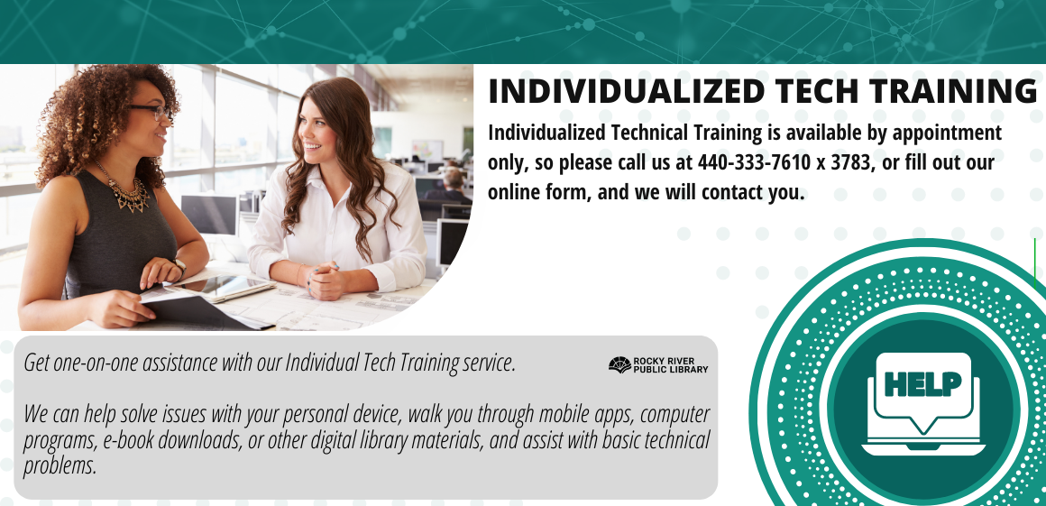 Individualized Tech Training web