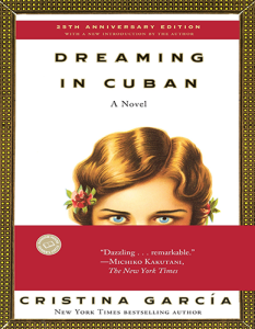 Dreaming in Cuban by Cristina Garcia cover